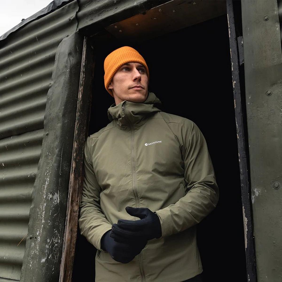 Montane Men's Khamsin Hooded Softshell Jacket - Green
