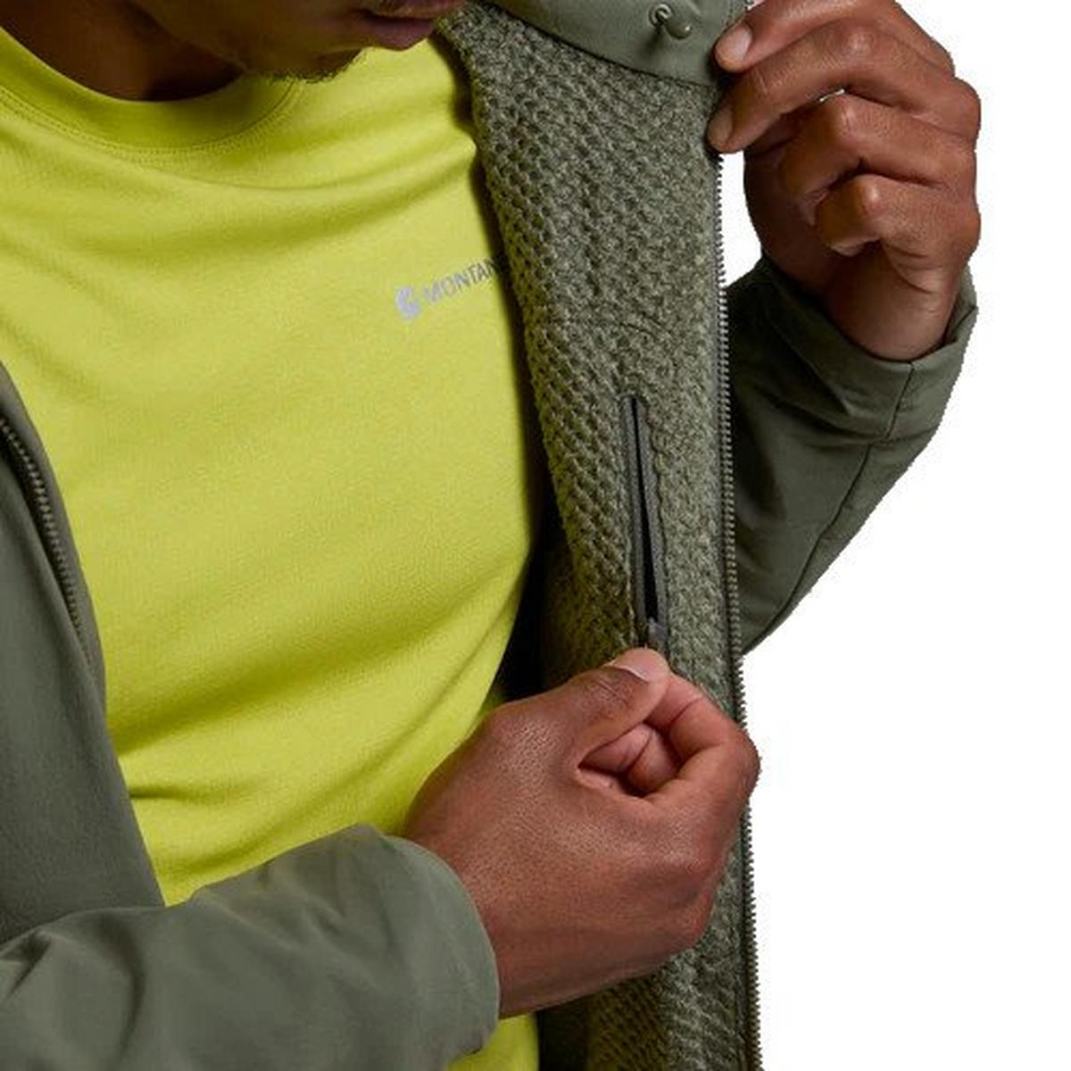 Montane Men's Khamsin Hooded Softshell Jacket - Green