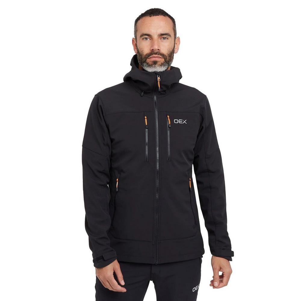 Oex Men's Kirkton Softshell - Black