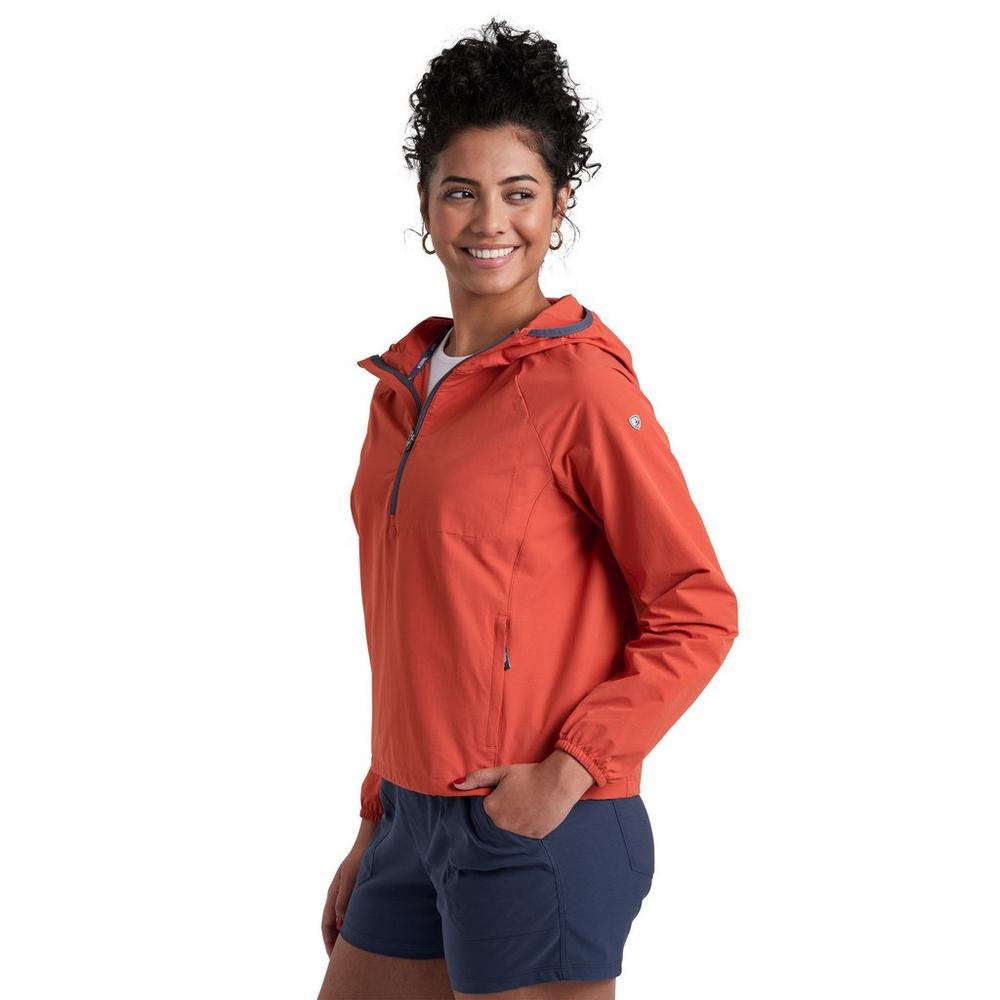 Kuhl Women's Wander 1/2 Zip Softshell Jacket - Red