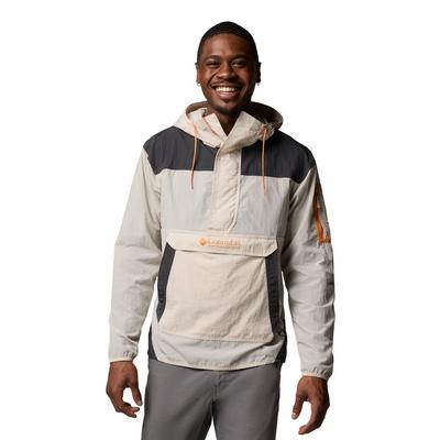 Columbia Men's Challenger Windbreaker Anorak - Cream / Grey