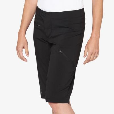 100% Women's Ridecamp Shorts - Black