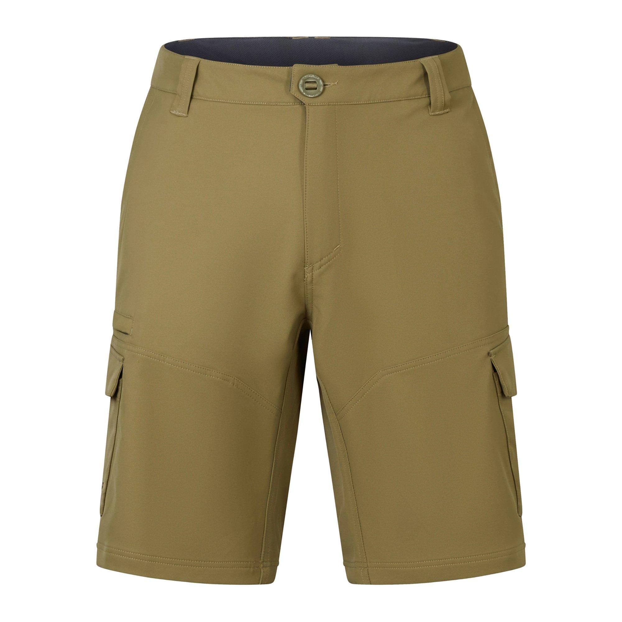 Endura Men's Brown Loop Cargo Shorts With Liners - Shorts Cotton/Silicone Large