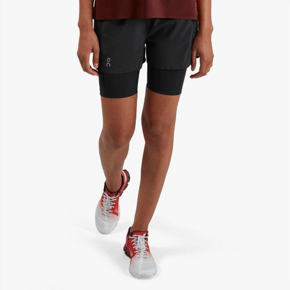 On Women's Active Shorts - Black