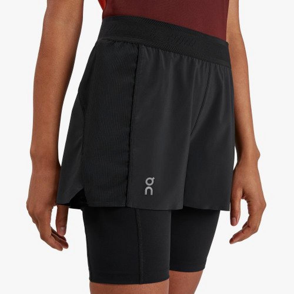 On Women's Active Shorts - Black