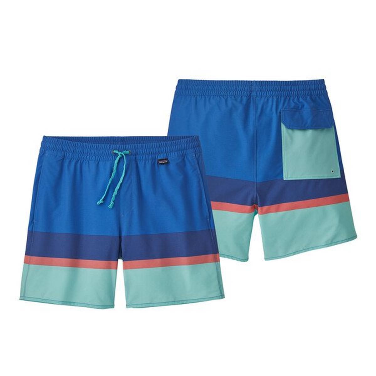 Patagonia Men's Hydropeak Volley Shorts (16") - Topa Stripe/Teal