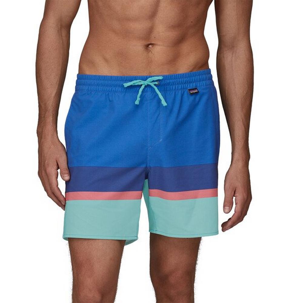 Patagonia Men's Hydropeak Volley Shorts (16") - Topa Stripe/Teal