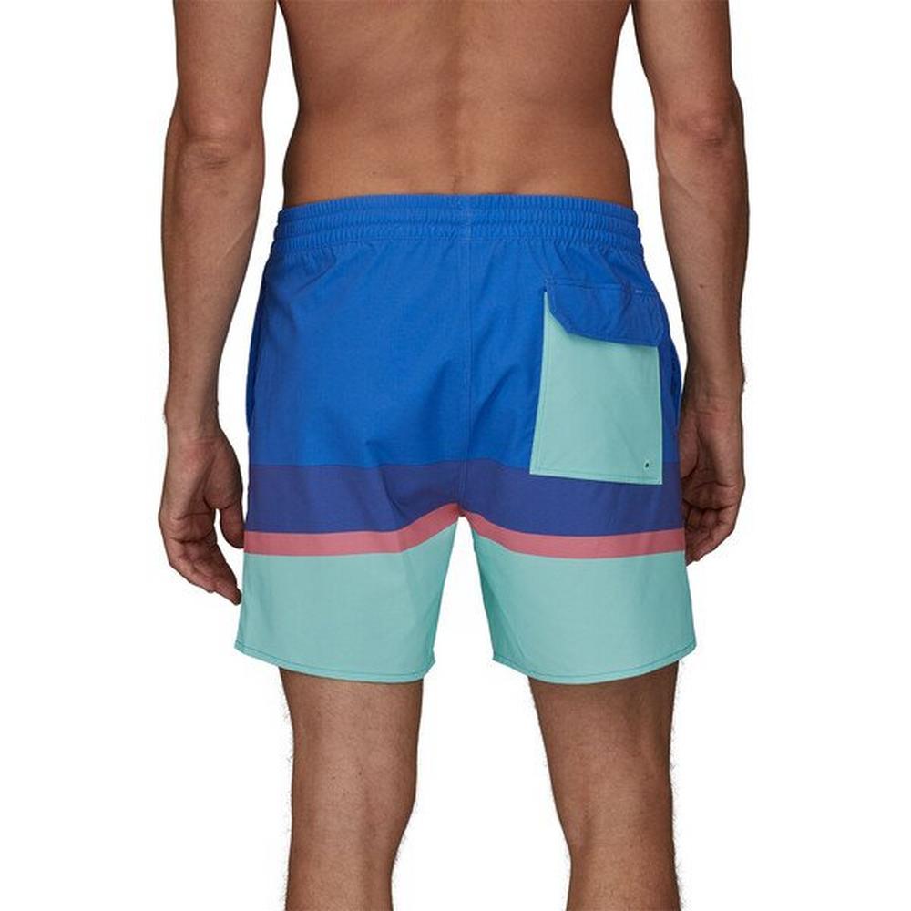 Patagonia Men's Hydropeak Volley Shorts (16") - Topa Stripe/Teal