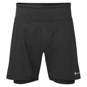 Men's Slipstream Twin Skin Shorts - Black