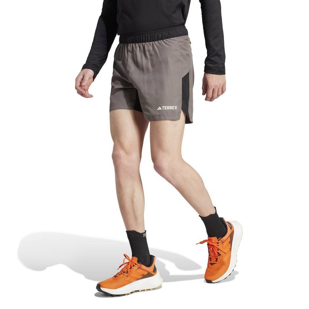 Adidas Terrex Men's Multi Trail Running Shorts - Charcoal