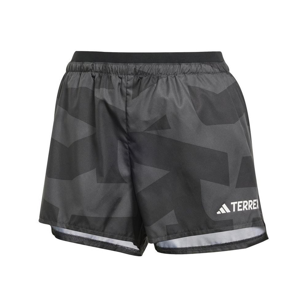 Adidas Terrex Women's Multi Printed 5" Shorts - Grey