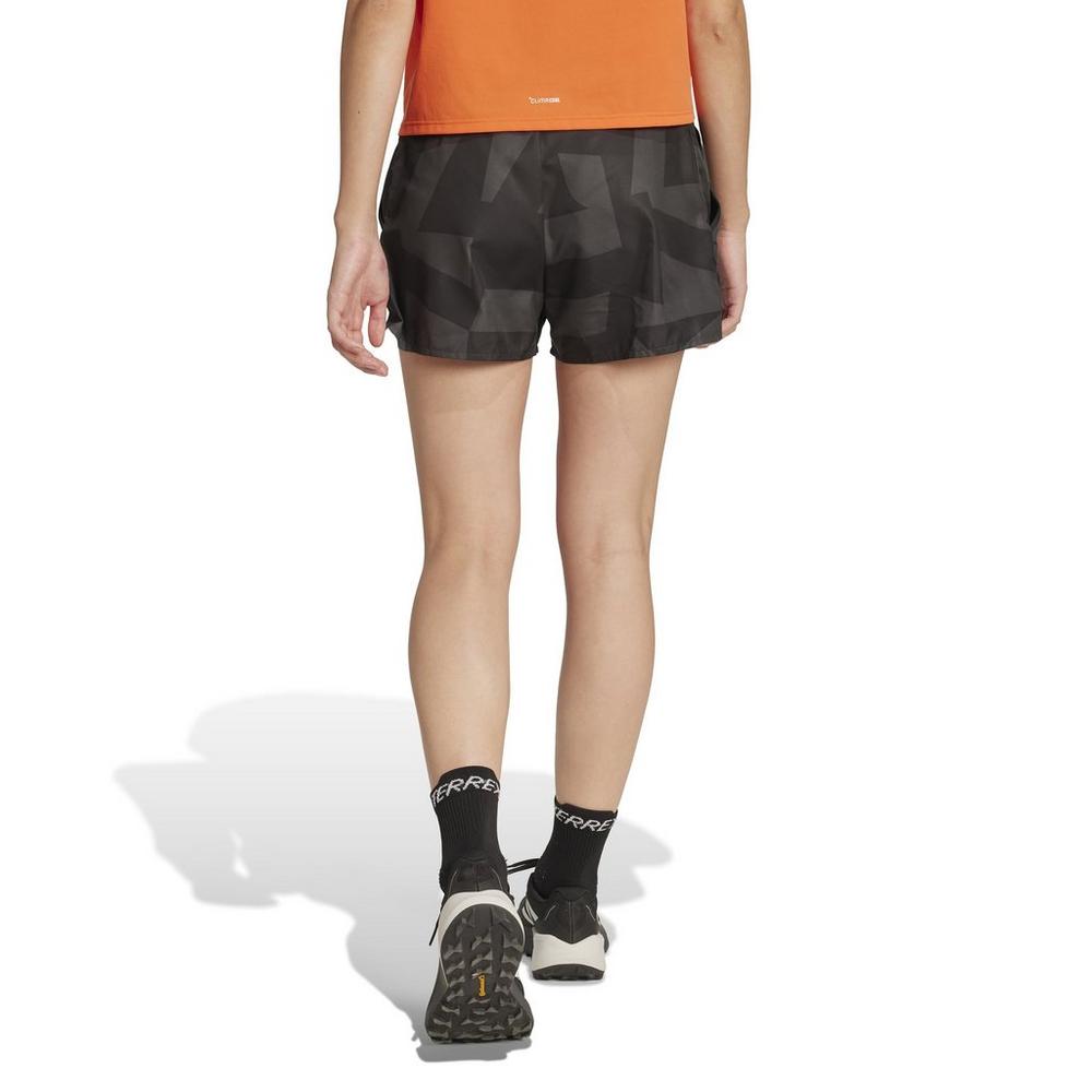 Adidas Terrex Women's Multi Printed 5" Shorts - Grey