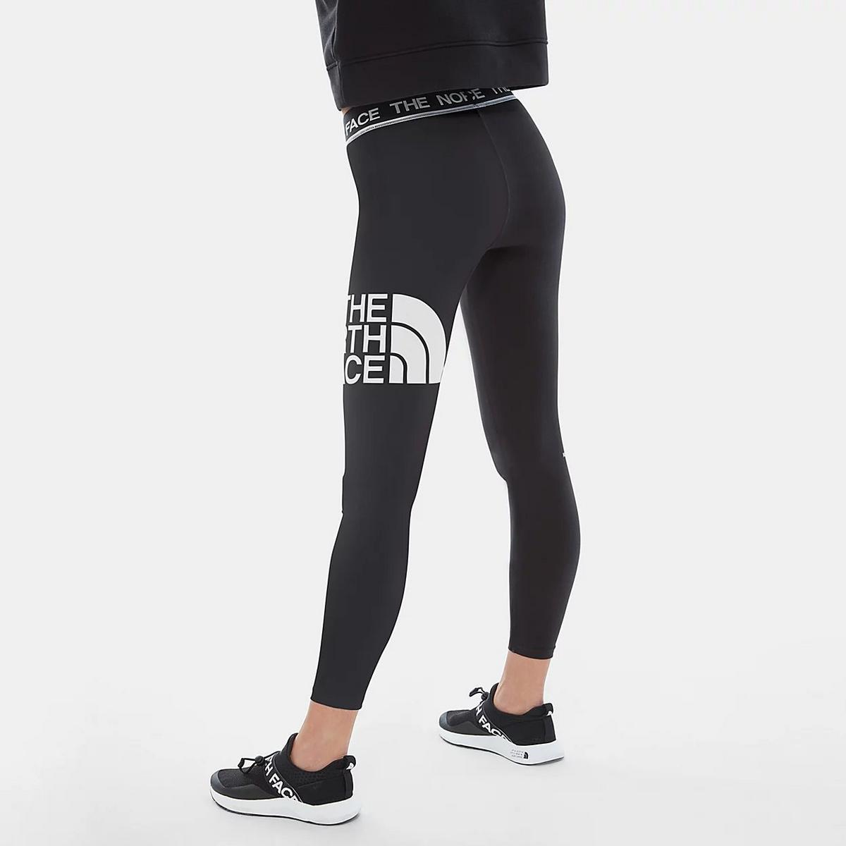 The North Face FLEX MID RISE - Leggings - black/white/black 