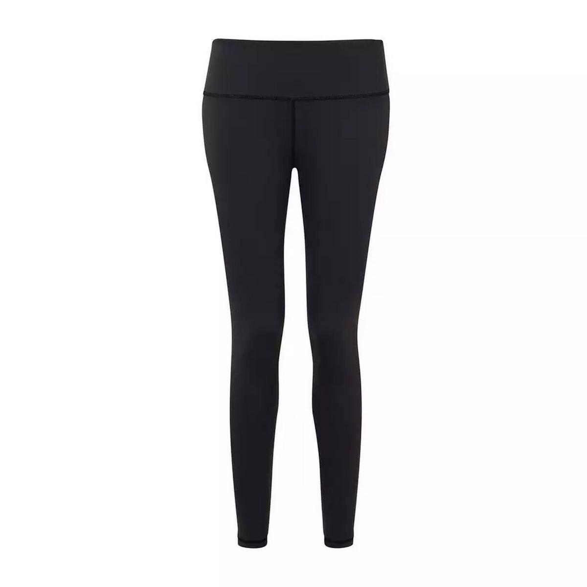 Women's black waterproof insulated leggings PANORAMA