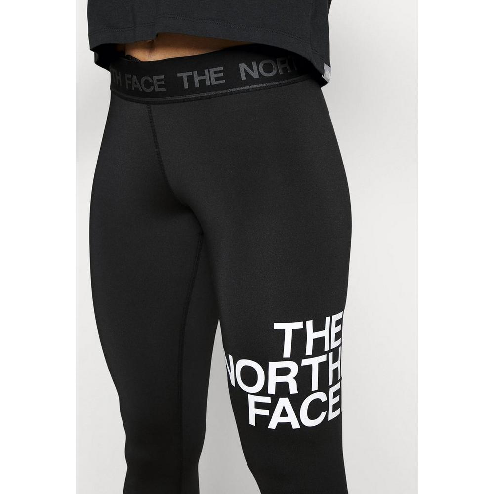 The North Face FLEX MID RISE - Leggings - black/white/black 