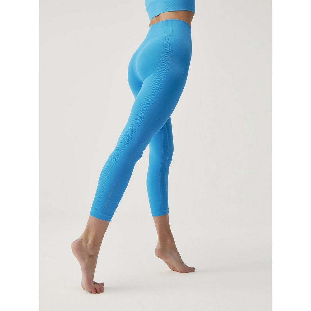 Born Living Yoga Women's Zina Seamless Legging - Blue