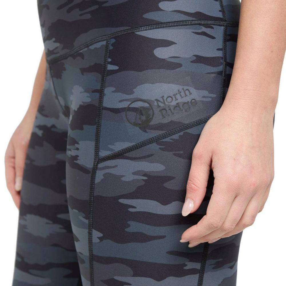 North Ridge Women's Savasana Print Leggings - Black Camo