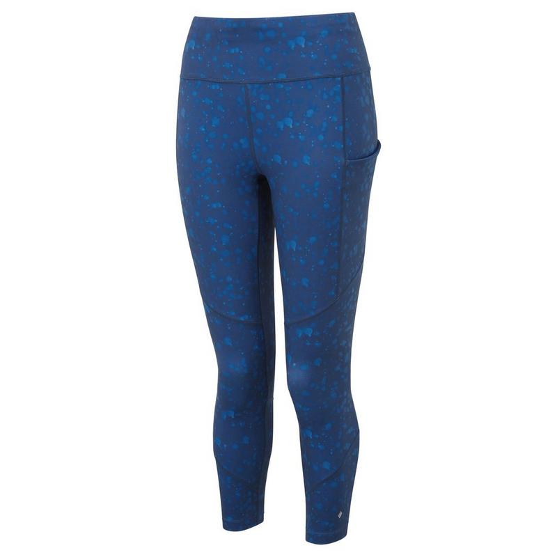 Women's Tech Crop Tights - Blue