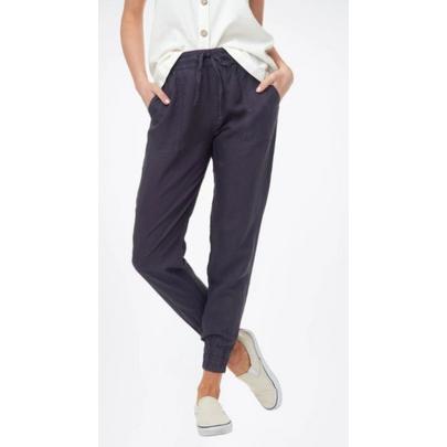 Tentree Women's Linen Thruline Pant - Grey