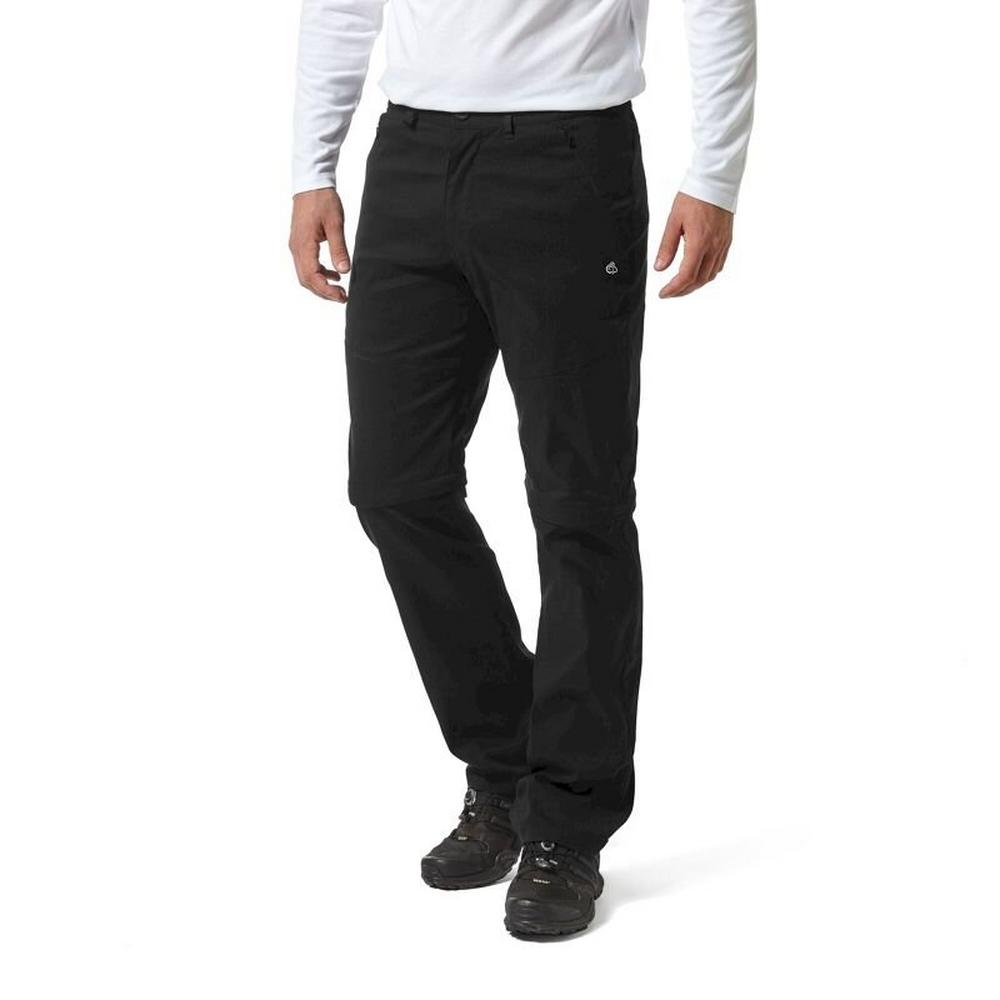 Craghoppers Men's Kiwi Pro Convertible Trousers - Black