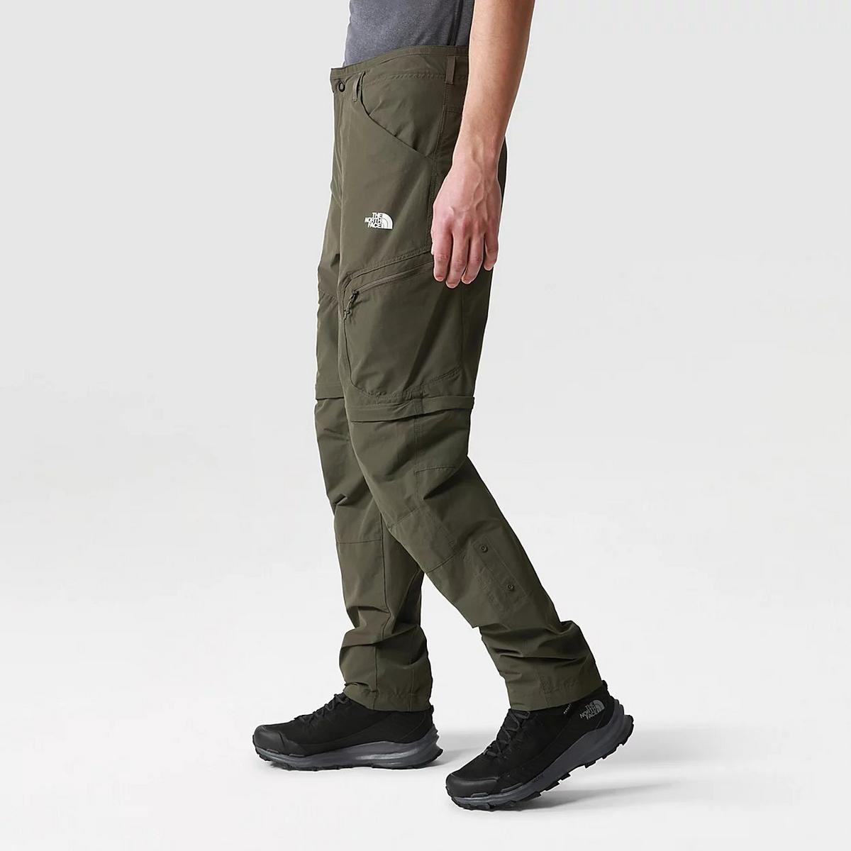 The North Face Men's Exploration Convertible Tapered Trousers - Taupe Green