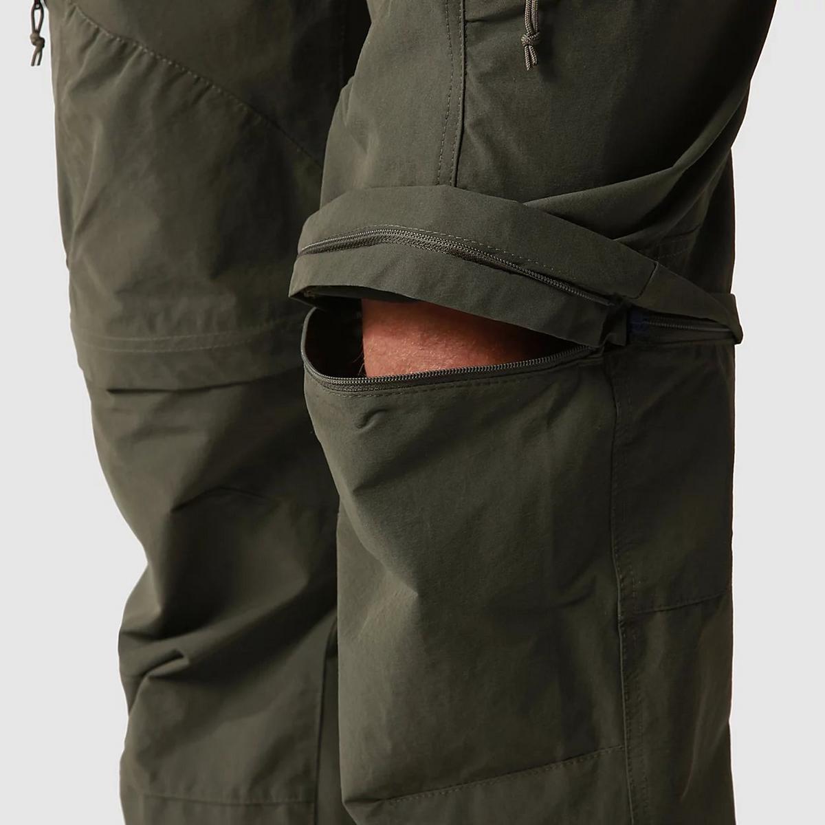 The North Face Men's Exploration Convertible Tapered Trousers - Taupe Green