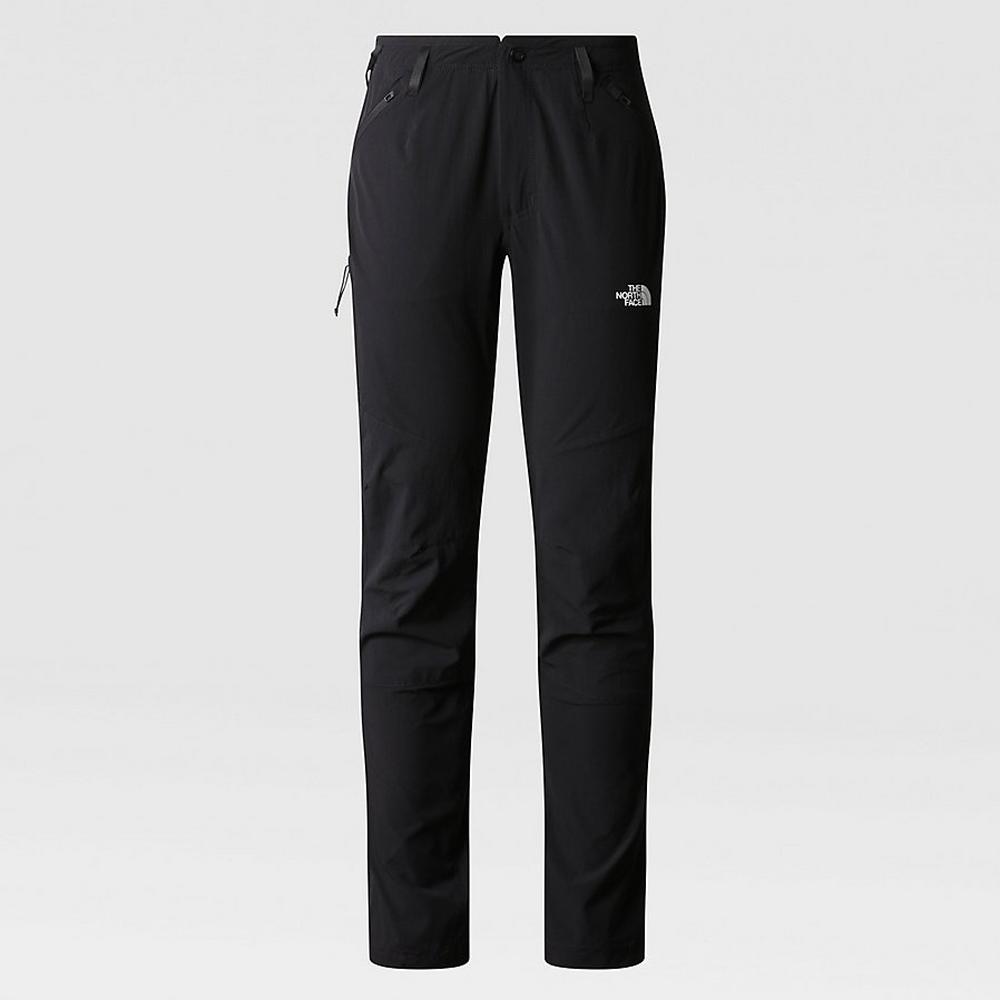 George slim straight black 2024 pants