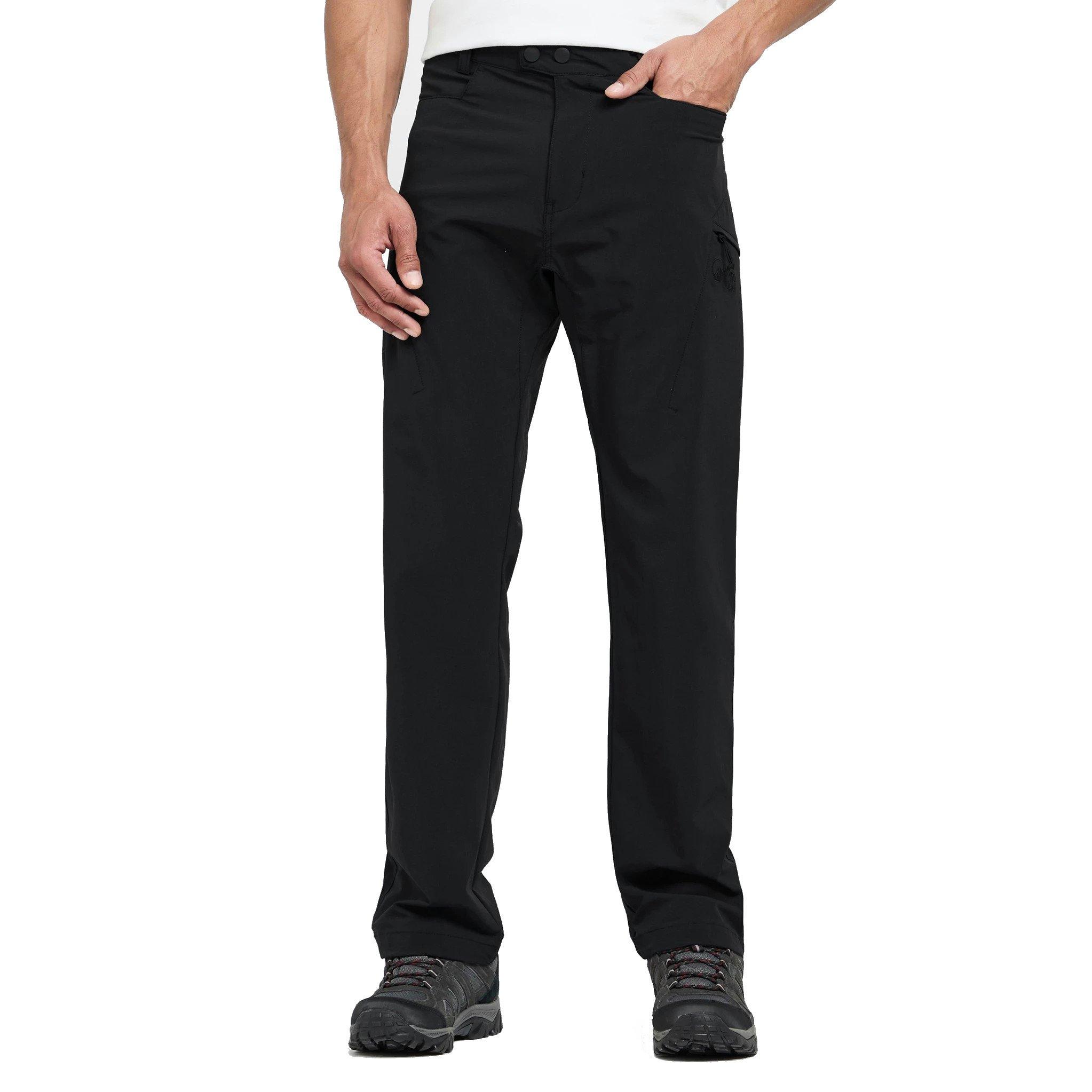Mens Tech Walking Trousers (Regular) - Black | Tiso