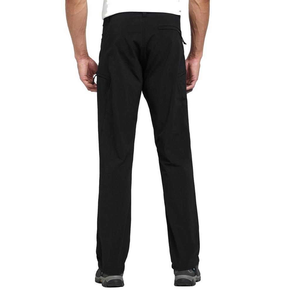 North Ridge Men?s Tech Walking Trousers (Reg) - Black