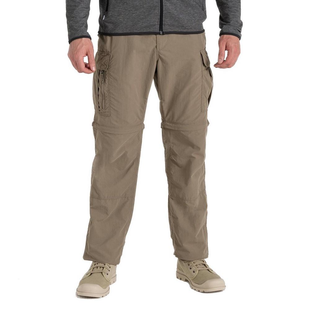 Craghoppers Men's NosiLife Convertible Cargo Trousers III - Brown