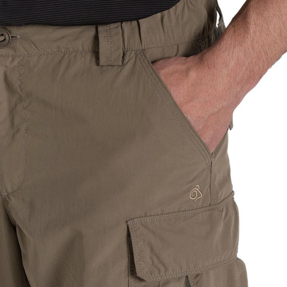 Craghoppers Men's NosiLife Convertible Cargo Trousers III - Brown