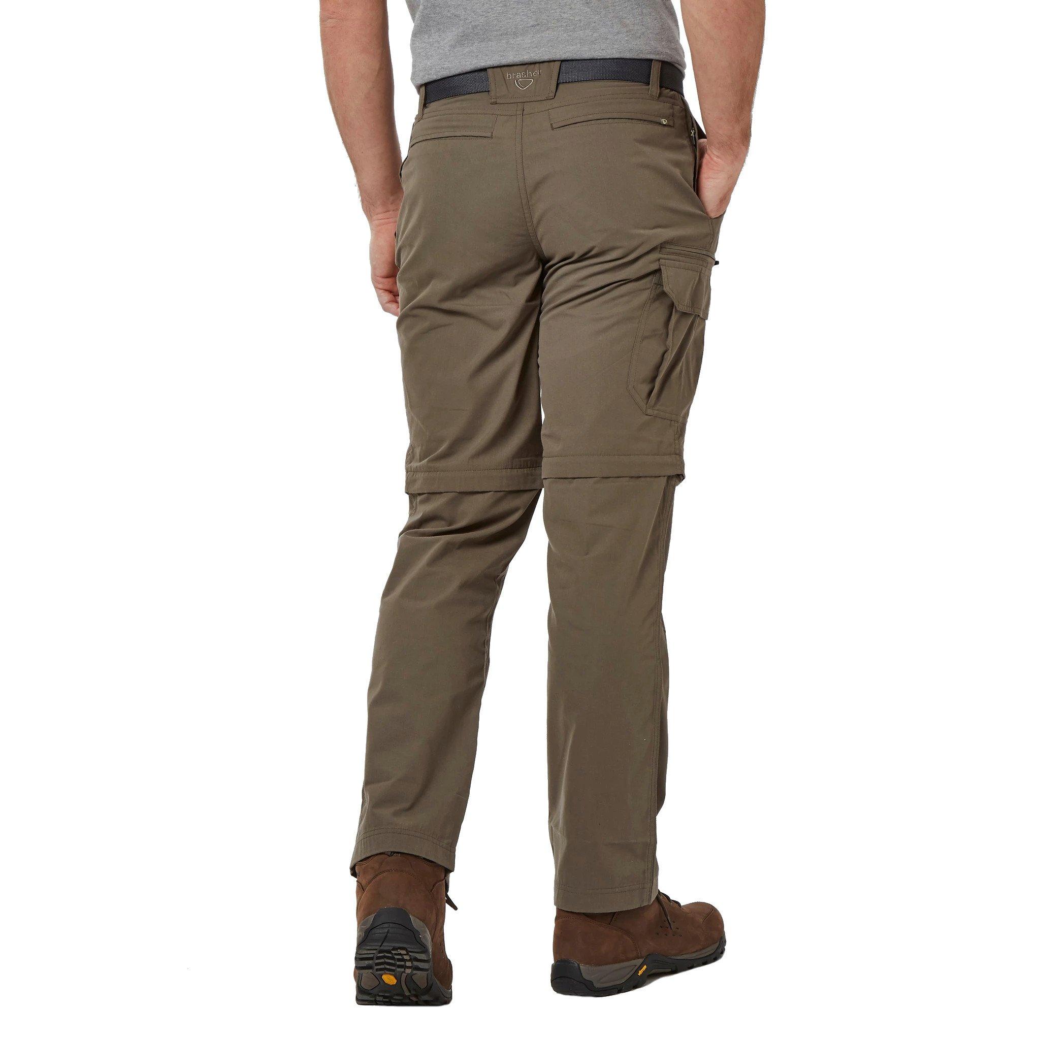 Brasher Men's Convertible Trousers - Brown | Tiso