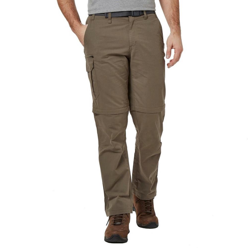 Brasher Men's Convertible Trousers - Brown