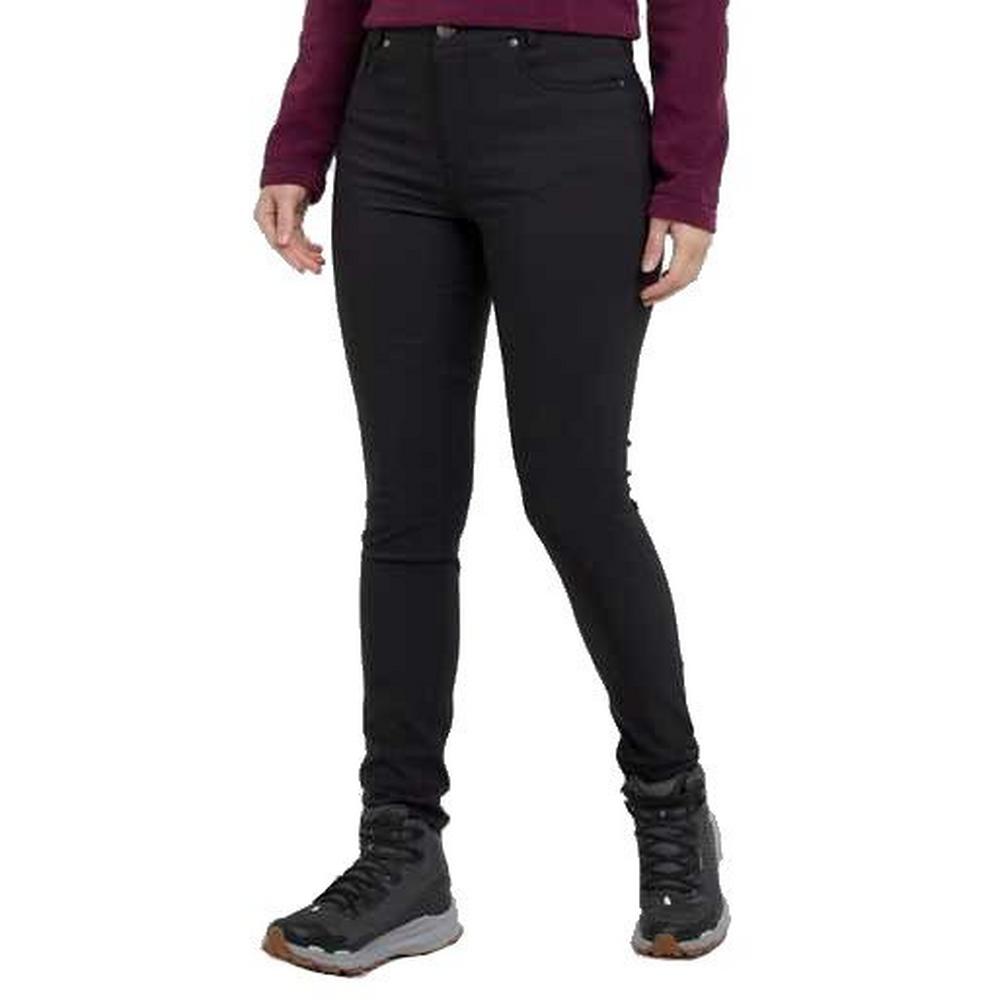 North Ridge Women's Thermal Walking Jeans - Black