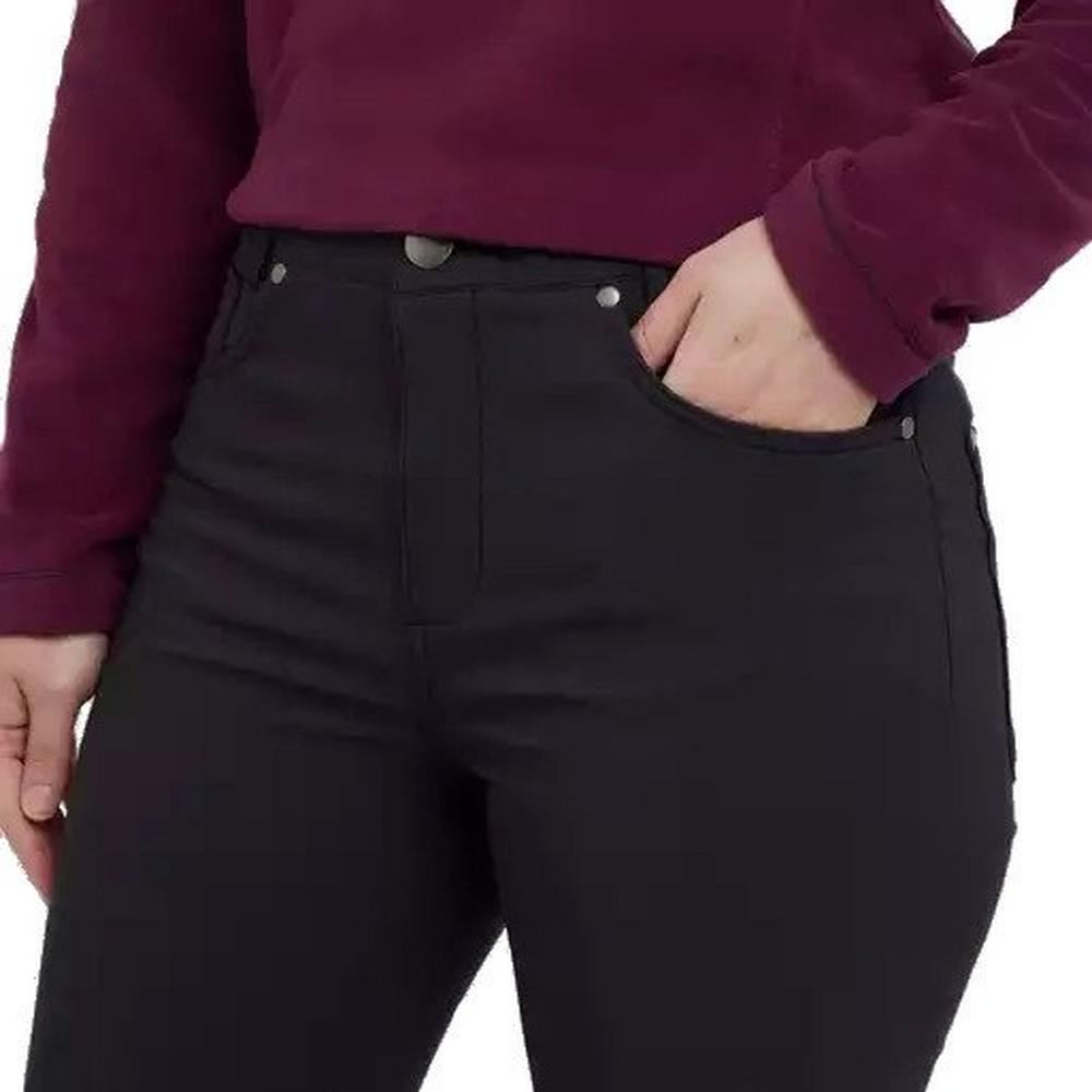 North Ridge Women's Thermal Walking Jeans - Black