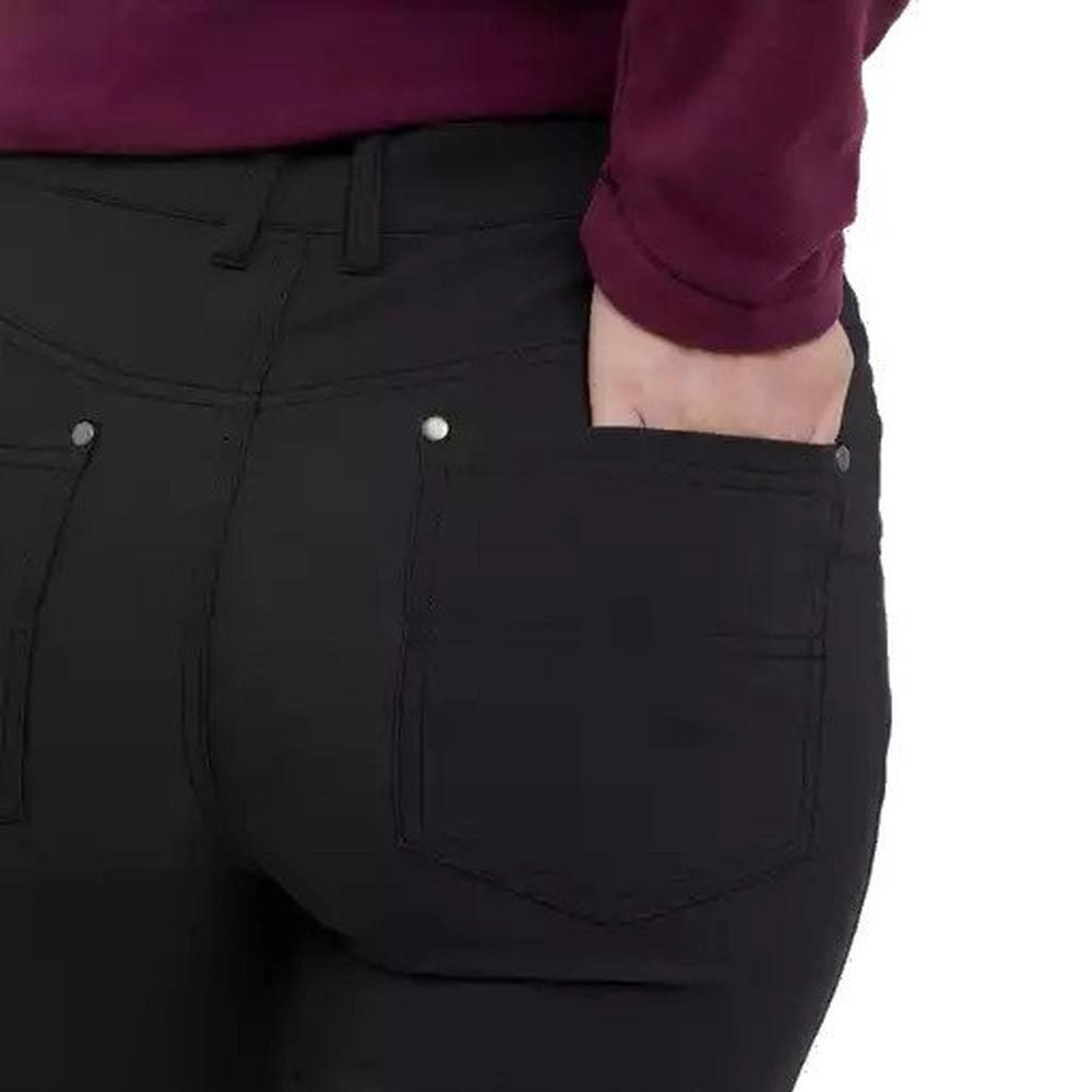 North Ridge Women's Thermal Walking Jeans - Black