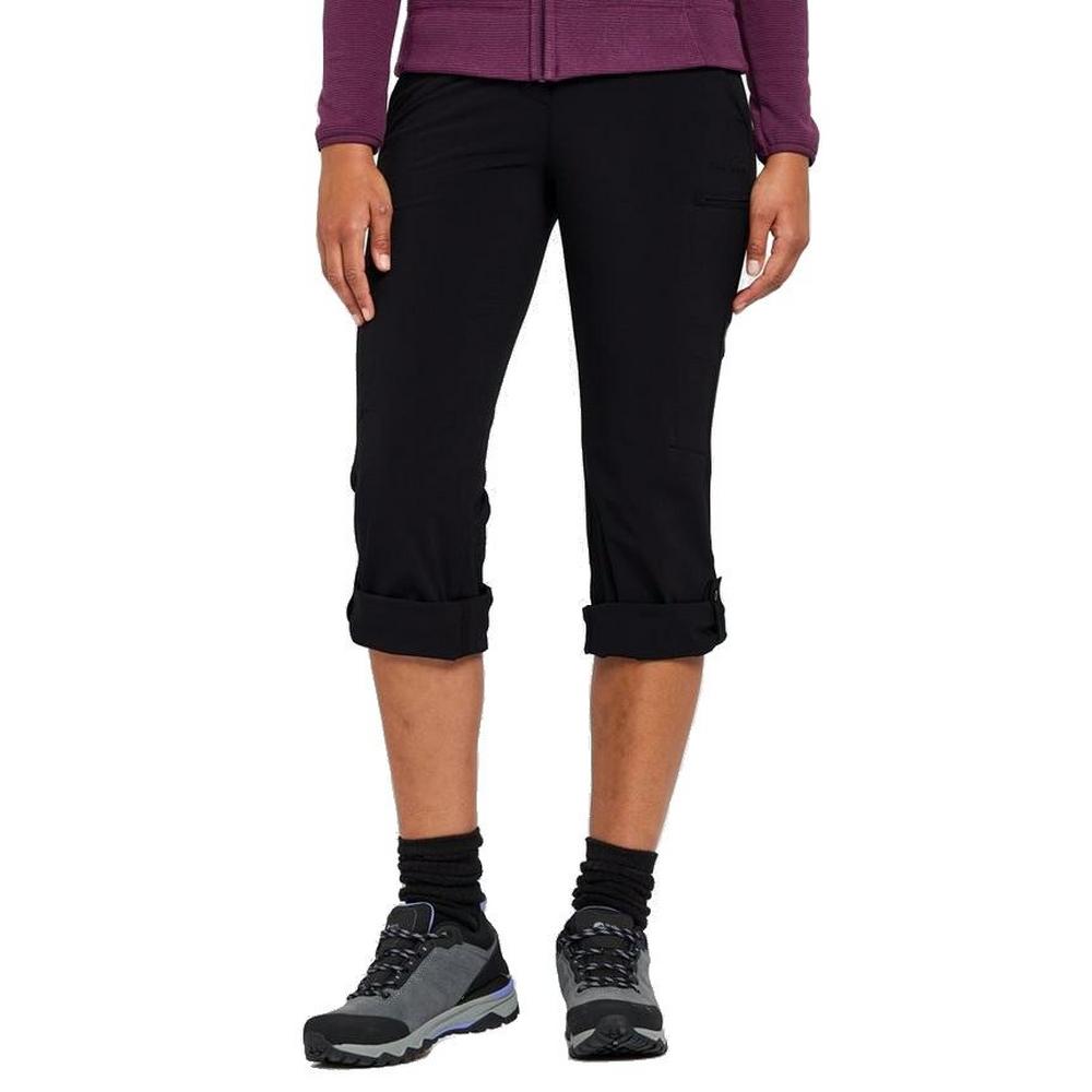 Peter Storm Women's Stretch Roll-Up Trousers (Short) - Black