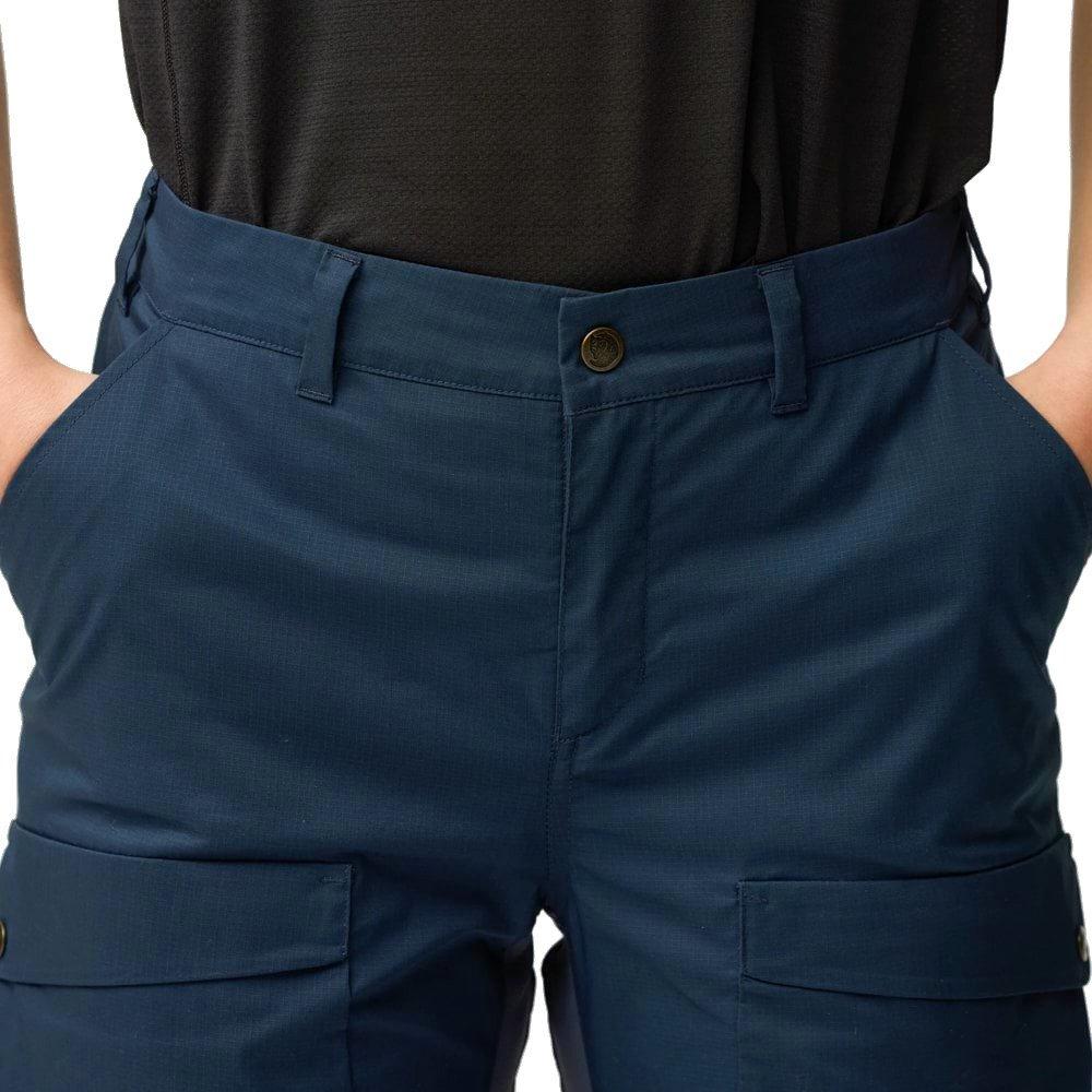 Fjallraven Women's Abisko Hybrid Trail Trousers - Navy