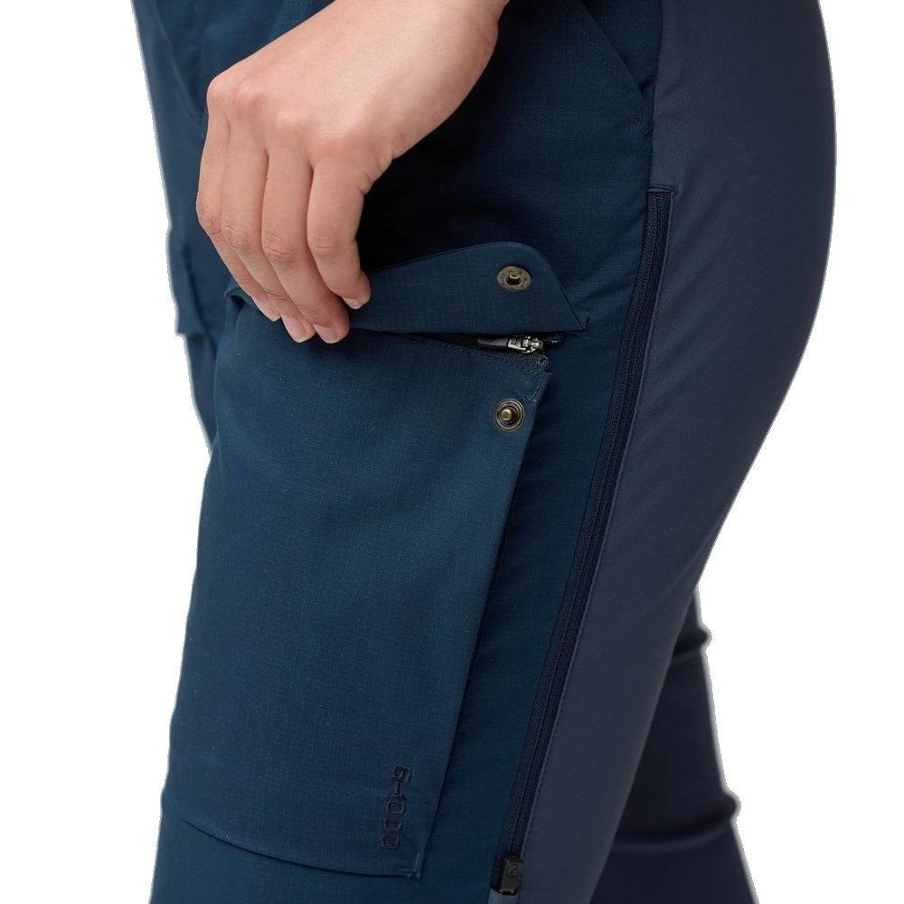 Fjallraven Women's Abisko Hybrid Trail Trousers - Navy