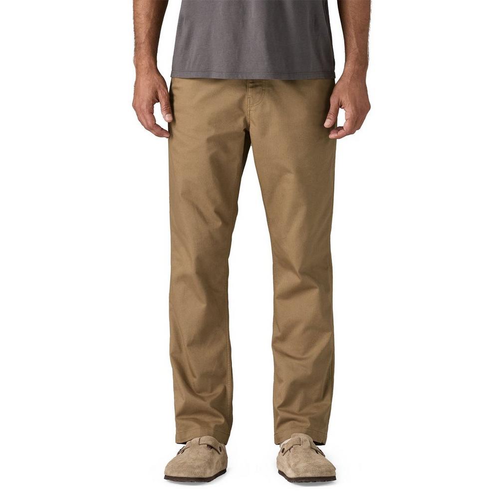 Patagonia Men's Twill Traveller Chino Pants - Regular - Brown