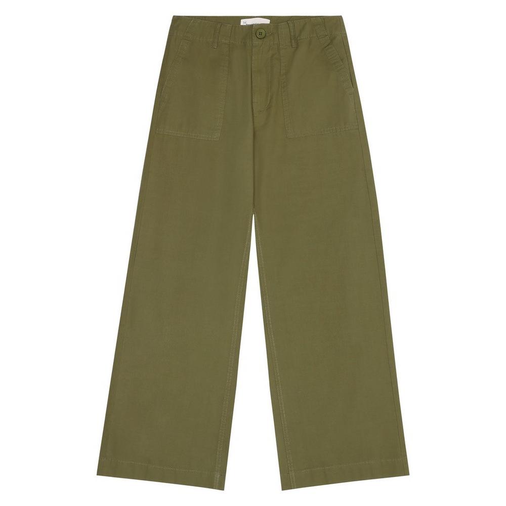 Knowledge Cotton Women's Posey Trousers - Green