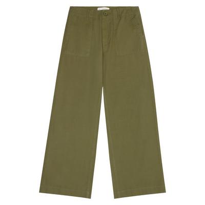 Knowledge Cotton Women's Posey Trousers - Green