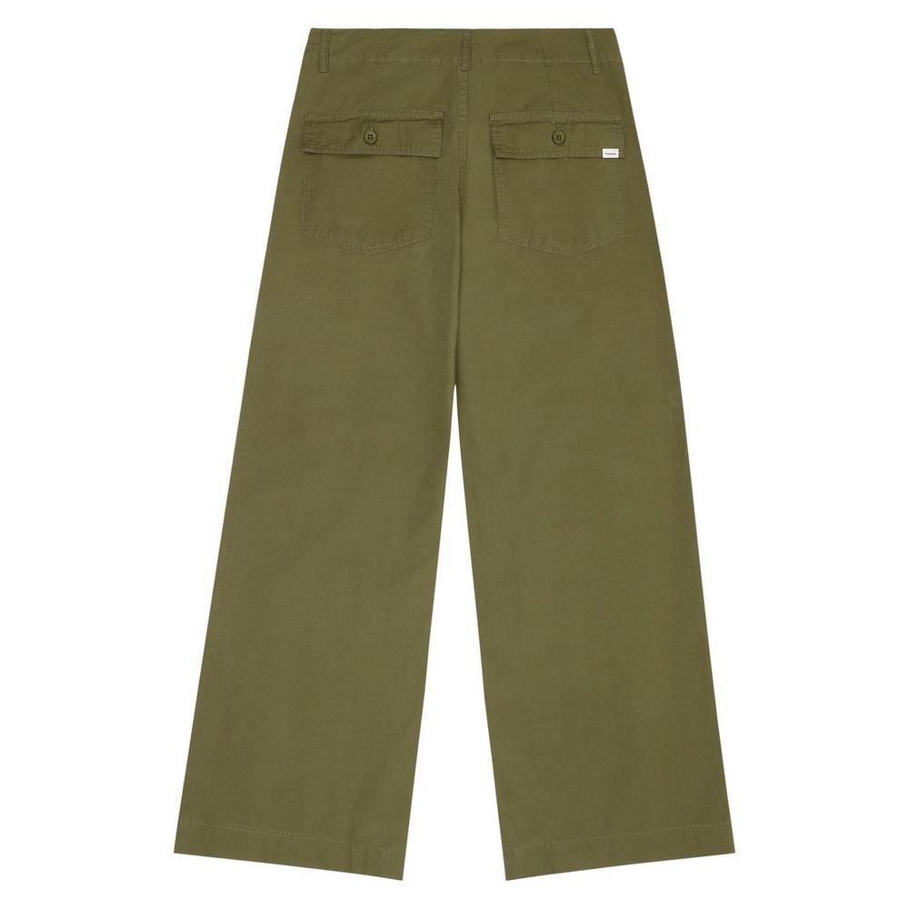 Knowledge Cotton Women's Posey Trousers - Green
