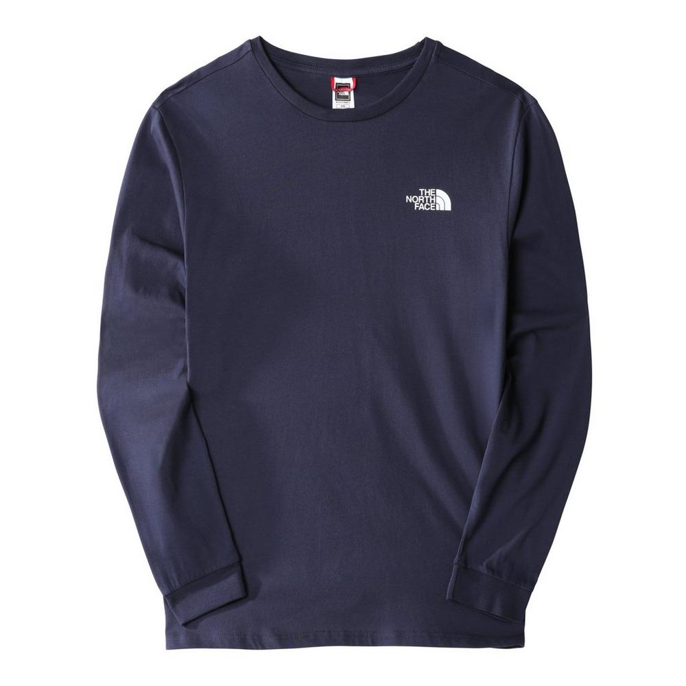 Men's The North Face Long Sleeve Simple Dome Tee, Cotton T-Shirts