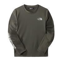  Kid's Never Stop Long Sleeve Tee - Taupe Green