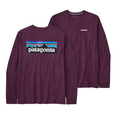 Patagonia Men's Long Sleeve P6 Logo Responsibilitee - Night Plum