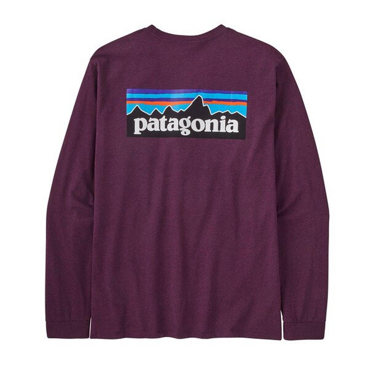Men's Patagonia Long Sleeve P6 Logo Responsibilitee - Purple