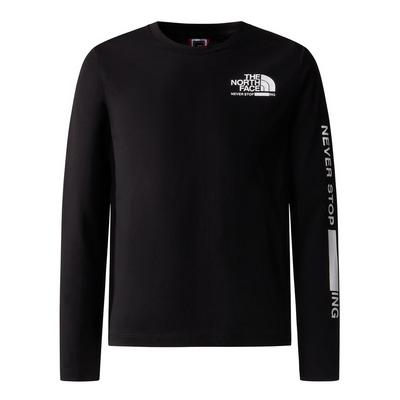 The North Face Kids' Teen Graphic Long Sleeve T-Shirt - Black