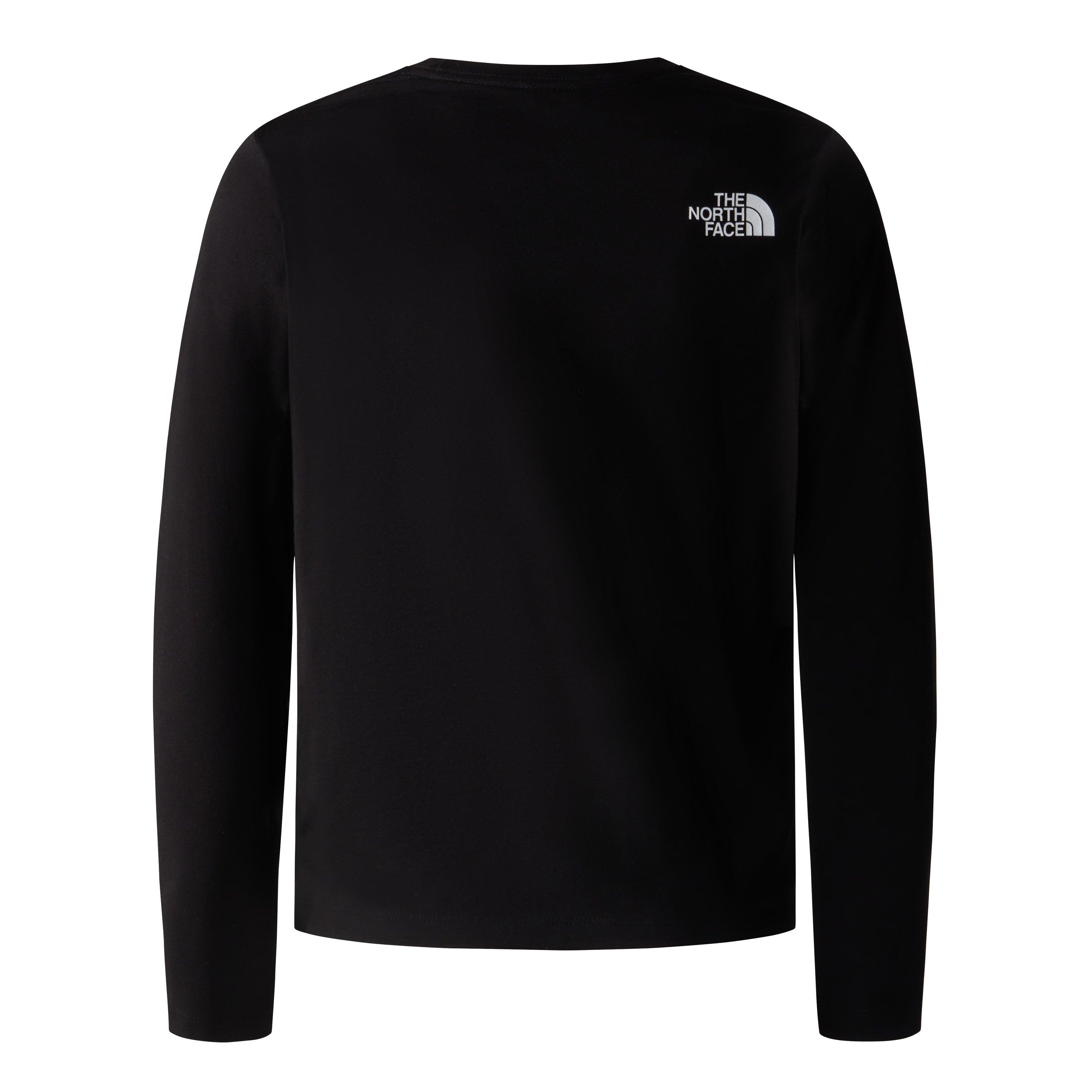 North face outlet long sleeve black