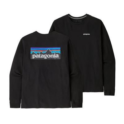 Patagonia Men's Long-Sleeved P6 Logo Responsibilitee - Black